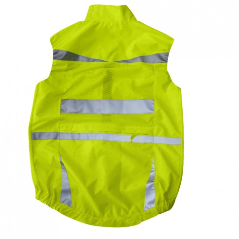 Chaleco Reflectante Ciclista Amarillo