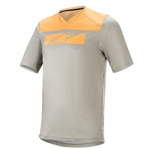 Maillot Drop 4.0 m/c Acero Vrd/Mandarina