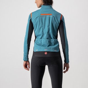 Chaqueta Alpha Ros W Az Teal/Rj Fiery/Az