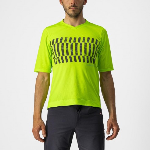 Camiseta Trail Tech Lima Elec/Gr osc
