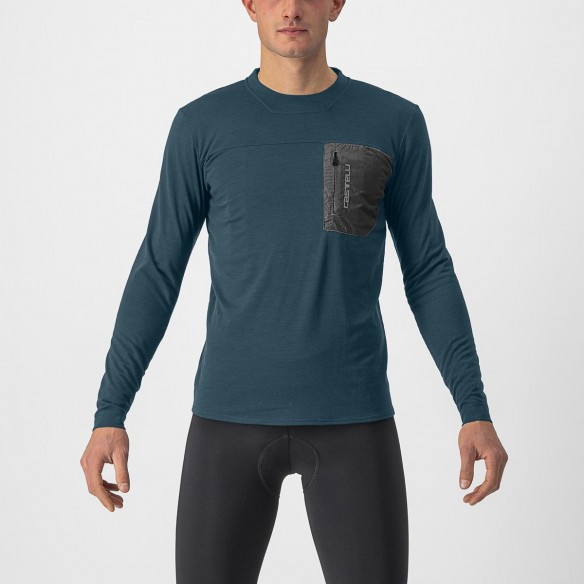 Maillot Unlimited Merino m/l Vrd osc