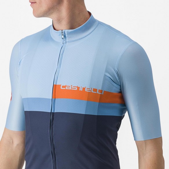 Maillot A Blocco Az Baby/Escarlata lava