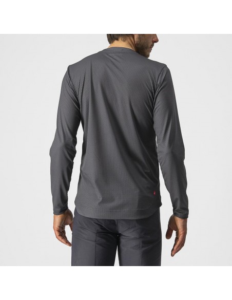 Camiseta Trail Tech m/l Gr osc/Neg/Lim Elec