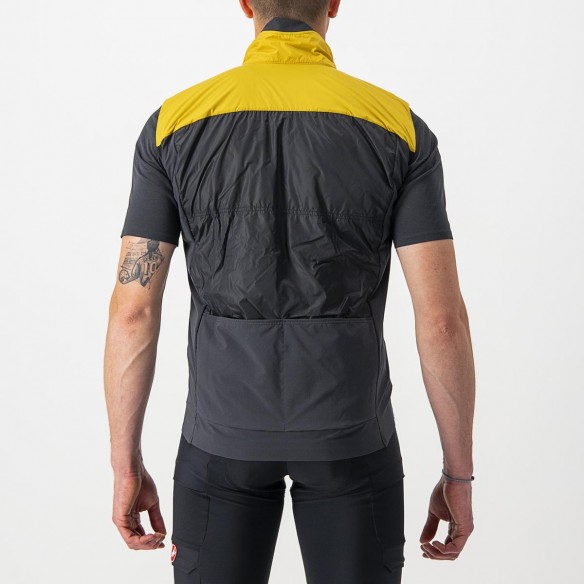 Chaleco Unlimited Puffy Dorado/Gr osc