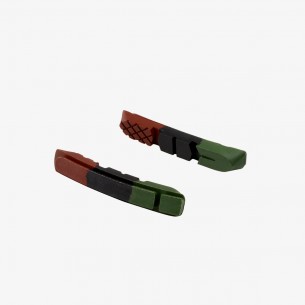Zapatas de recambio tricolor comp. Shimano XT/XTR 72mm