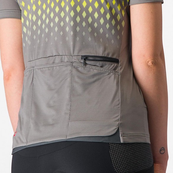 Maillot Unlimited Sentiero 3 W Gr gunmetal/Am Azufre