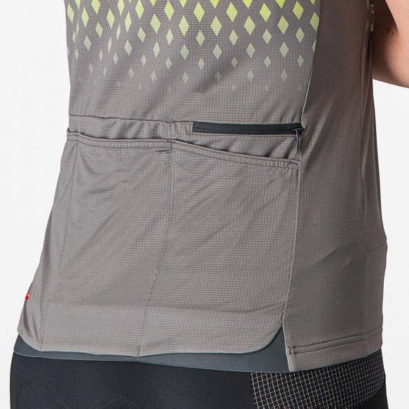 Maillot Unlimited Sentiero 3 W Gr gunmetal/Am Azufre