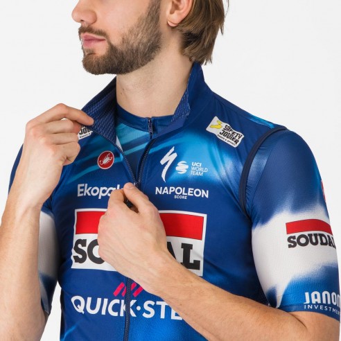Chaleco Pro Light Wind Az/Rj Soudal Quickstep 2025