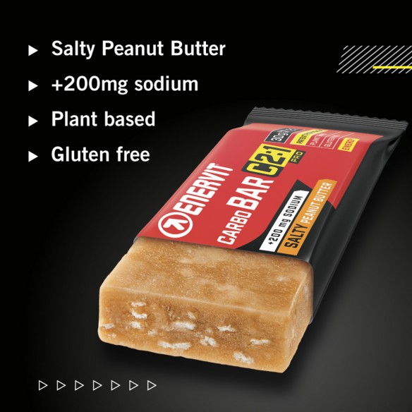 Barrita Enervit C2:1 Carbo Crema Cacahuete 45g