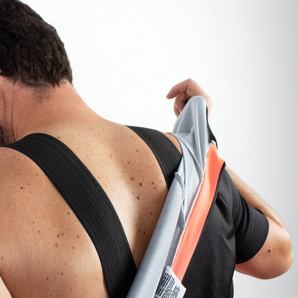 Culotte ciclismo unisex Fury negro y antracita