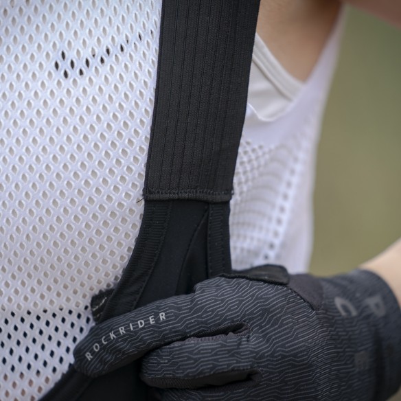 Culotte ciclismo unisex Fury negro y antracita