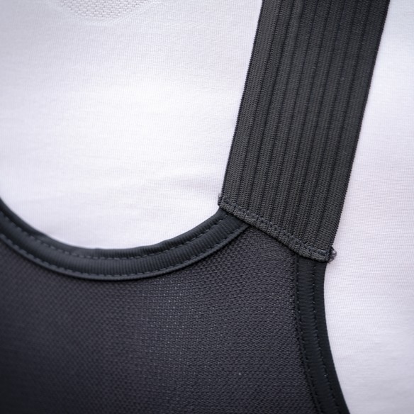 Culotte ciclismo unisex Fury negro y antracita