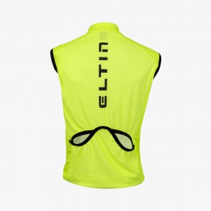 Chaleco ciclismo unisex Electric amarillo flúor y negro 2