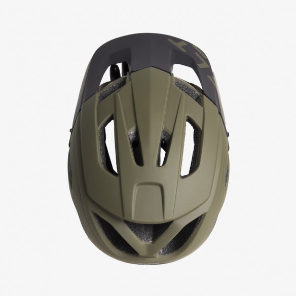 Casco MTB Hey Verde oliva mate y negro