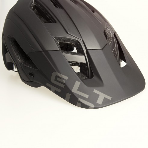 Casco MTB Hey Negro mate y gris antracita