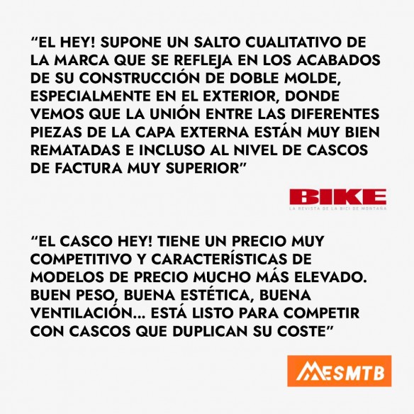 Casco MTB Hey Negro mate y gris antracita