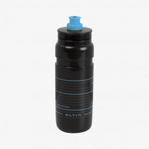 Bidón de ciclismo Pro 750ml negro y azul
